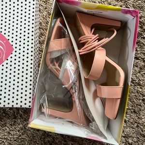 Pink Lilly Strap Heels